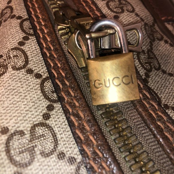 GUCCI Vintage Duffel Bag/ Suitcase - Picture 6 of 10